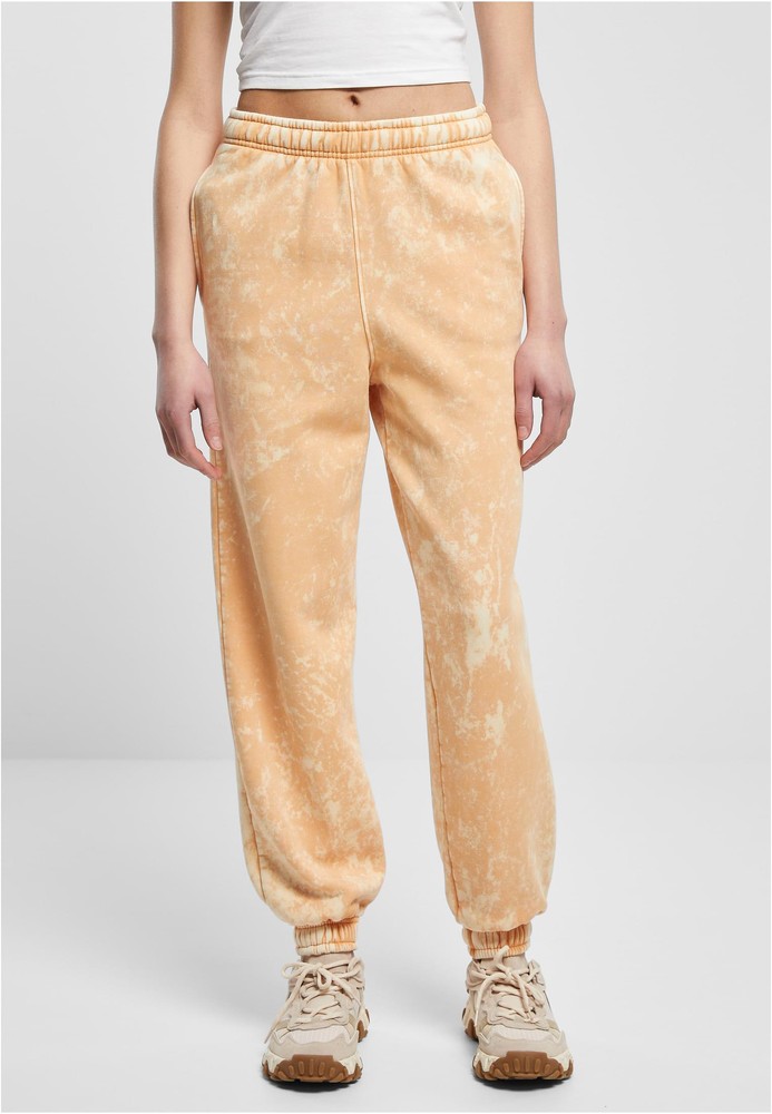UrbanClassicsDamenHoseLadiesTowelWashedSweatPantsPaleorange-3XL