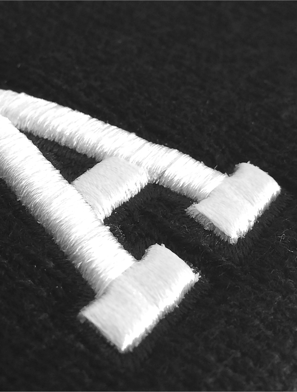 MSTRDSBeanieLetterCuffKnitBeanieBlack