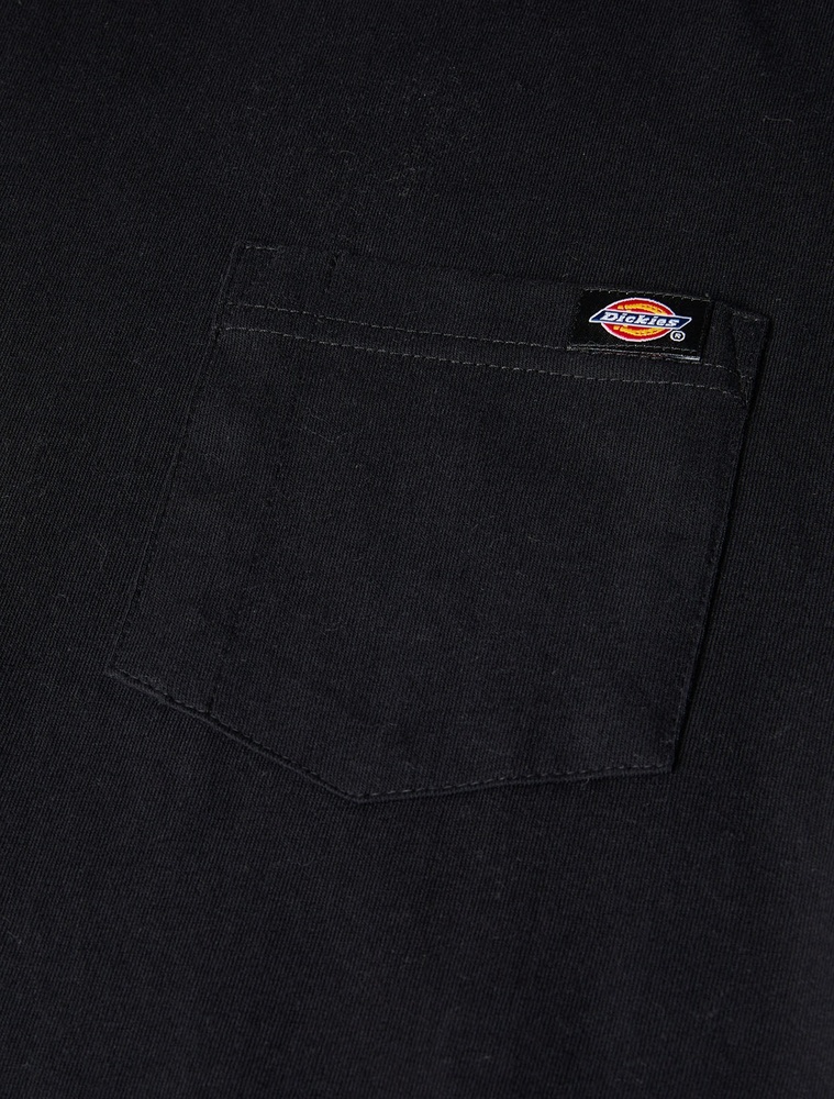 DickiesT-ShirtHeavyweightLsPocketTeeRelaxedDK0WL450Black-S
