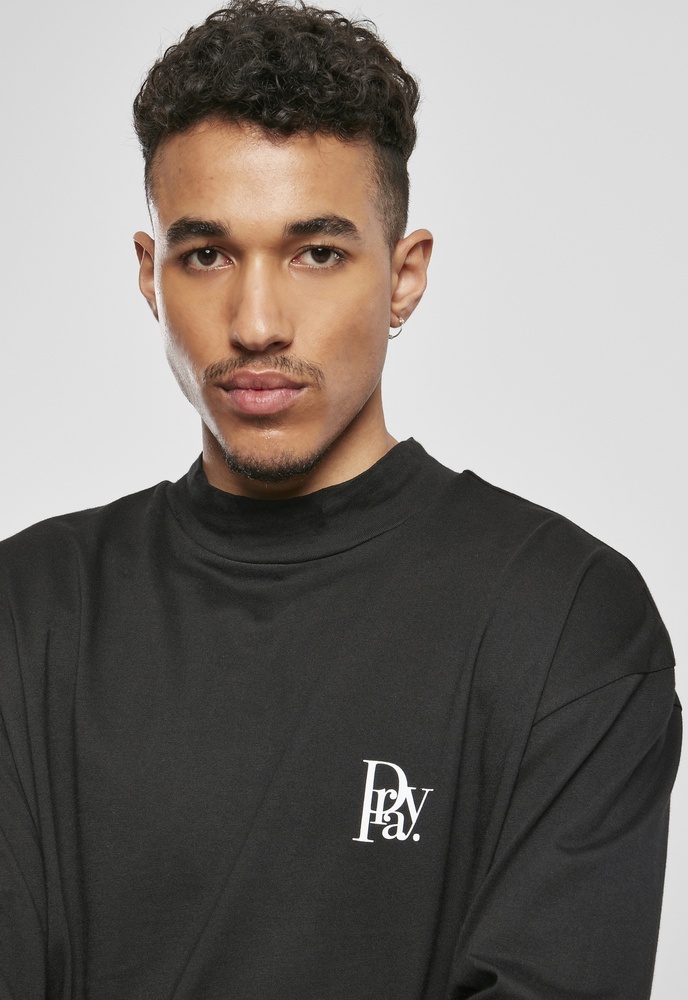 CaylerSonsLongsleevePrayorBlackWhiteTurtleneckLongsleeveBlack