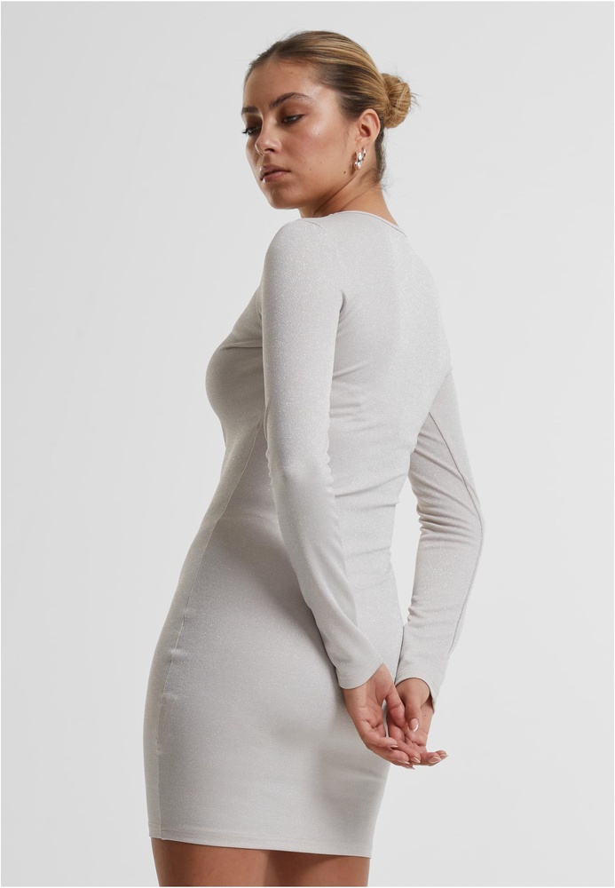 UrbanClassicsDamenLadiesGlitterLongsleeveDressTB6995