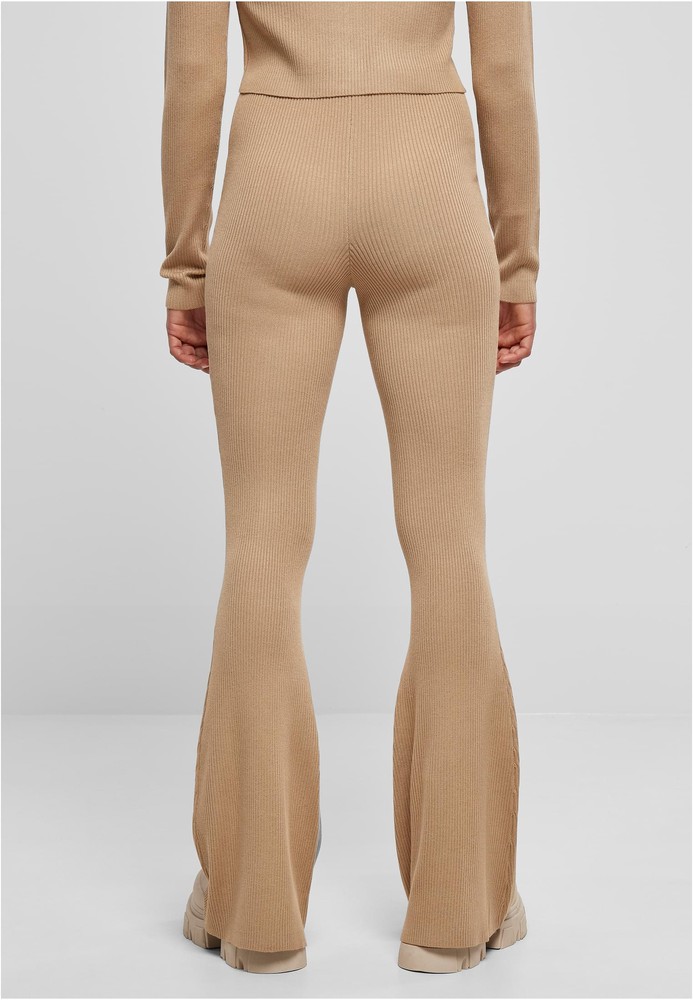 UrbanClassicsDamenLadiesRibKnitBootcutLeggingsUnionbeige-3XL