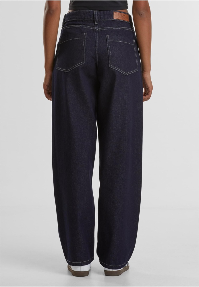 UrbanClassicsDamenLadiesMidWaist90SJeansTB7127RinseWashed-26