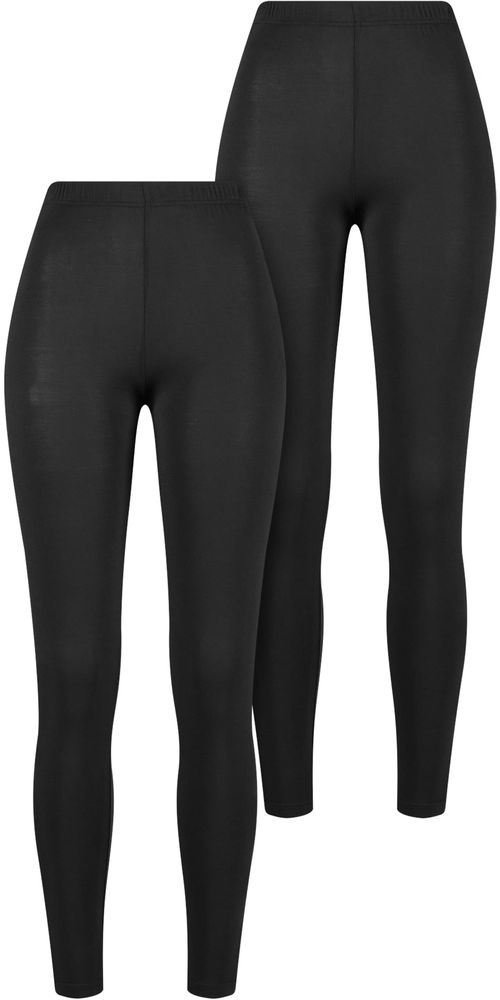 UrbanClassicsDamenLadiesNaturalFibreLeggings2-PackTB7676A