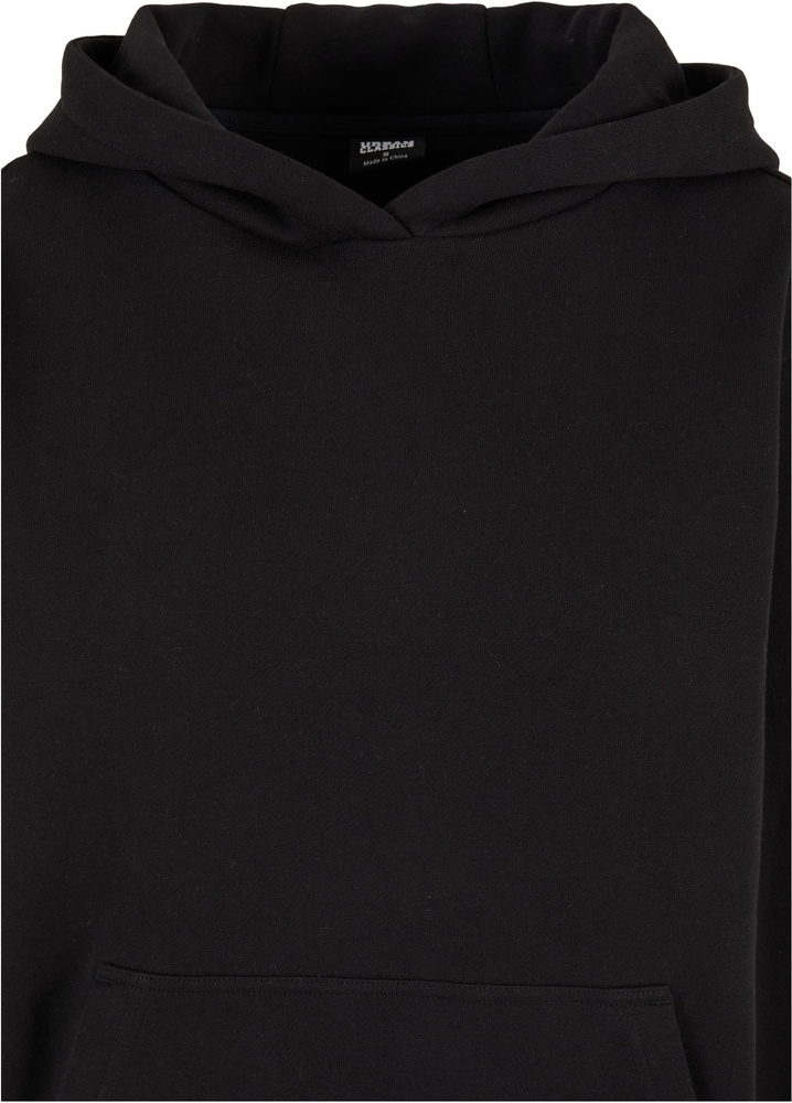 UrbanClassicsDamenLadiesLooseBrushedFleeceHoodyTB7433Black-L