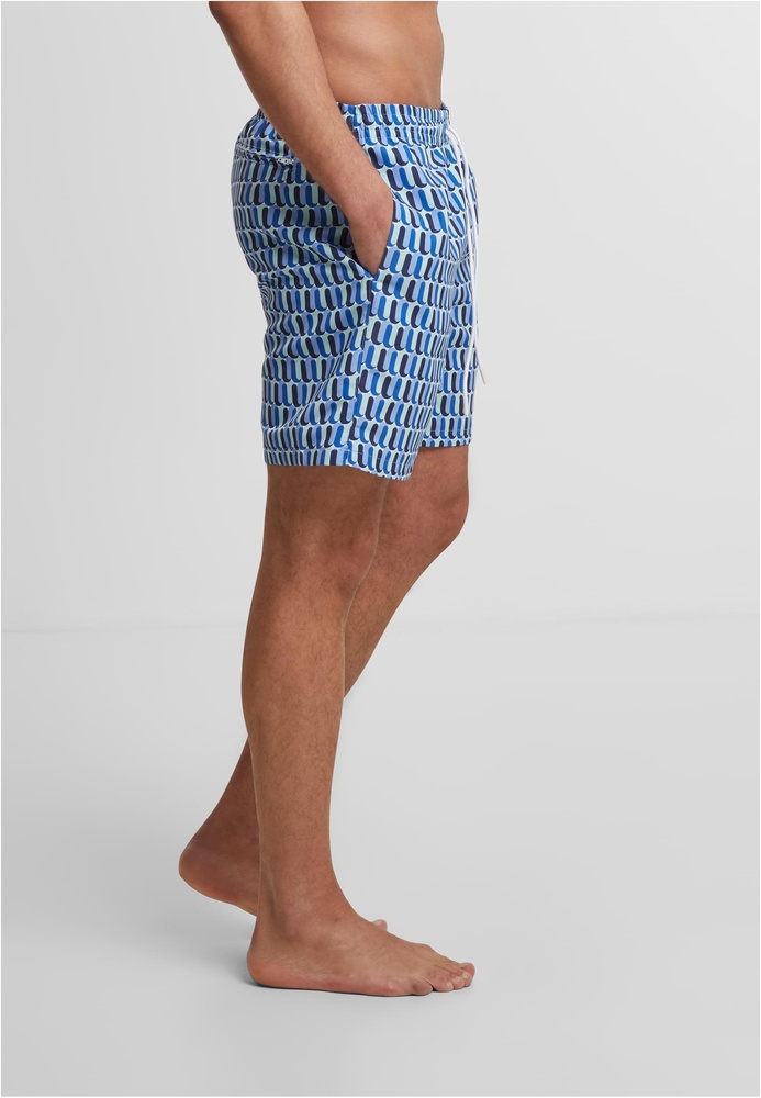 UrbanClassicsBadeshortsPatternSwimShortsTB2679BlueRetroPattern-3XL