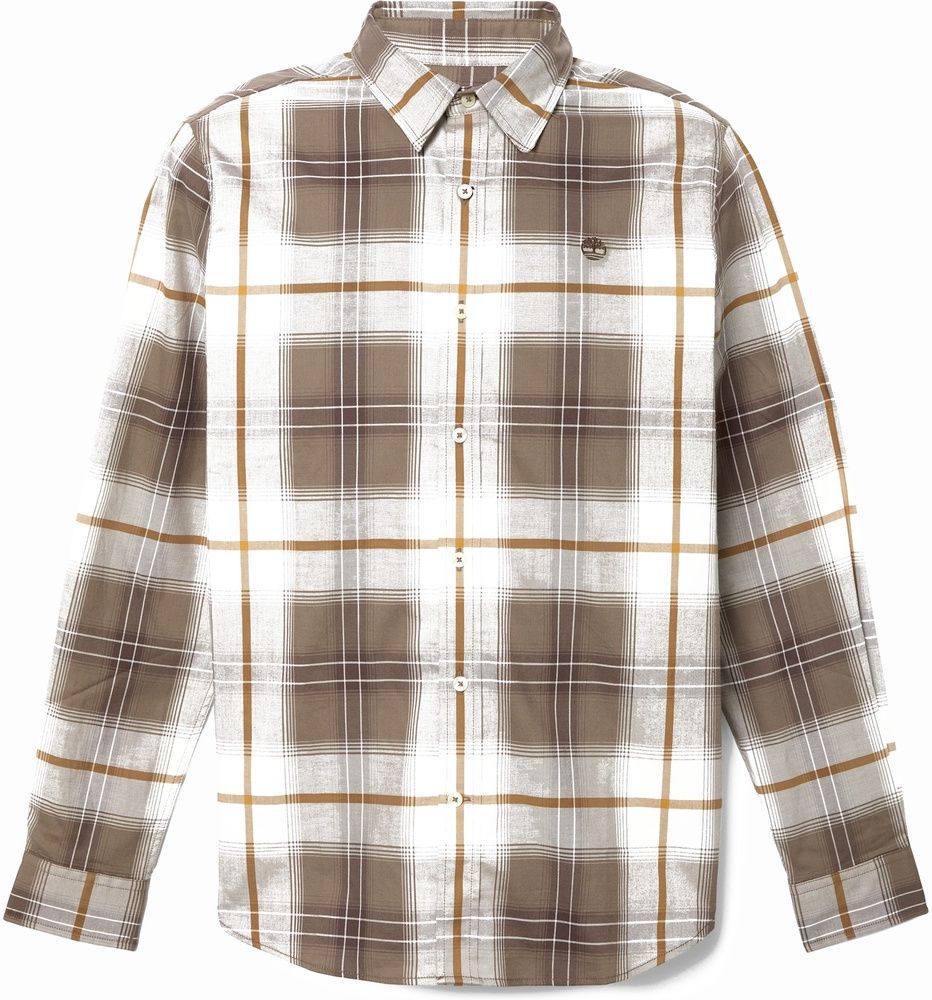 TimberlandT-ShirtPeachedTwillCheckShirtTB0A42XBChocoltChipYd-XL