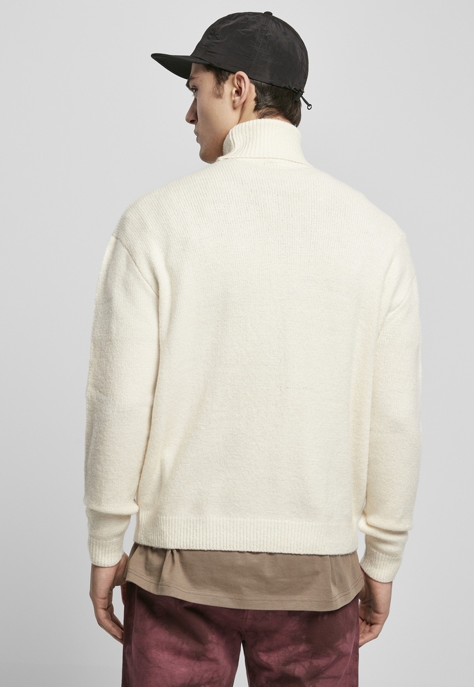 UrbanClassicsSweatshirtOversizedRollNeckSweaterWhitesand-3XL