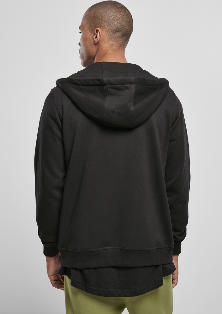 UrbanClassicsHoodieBasicTerryZipHoodyBlack-L