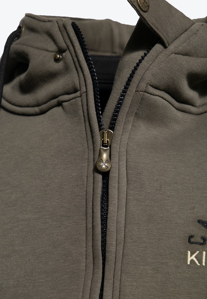 KingKerosinOutdoorSweatjackeKKI110009Braun