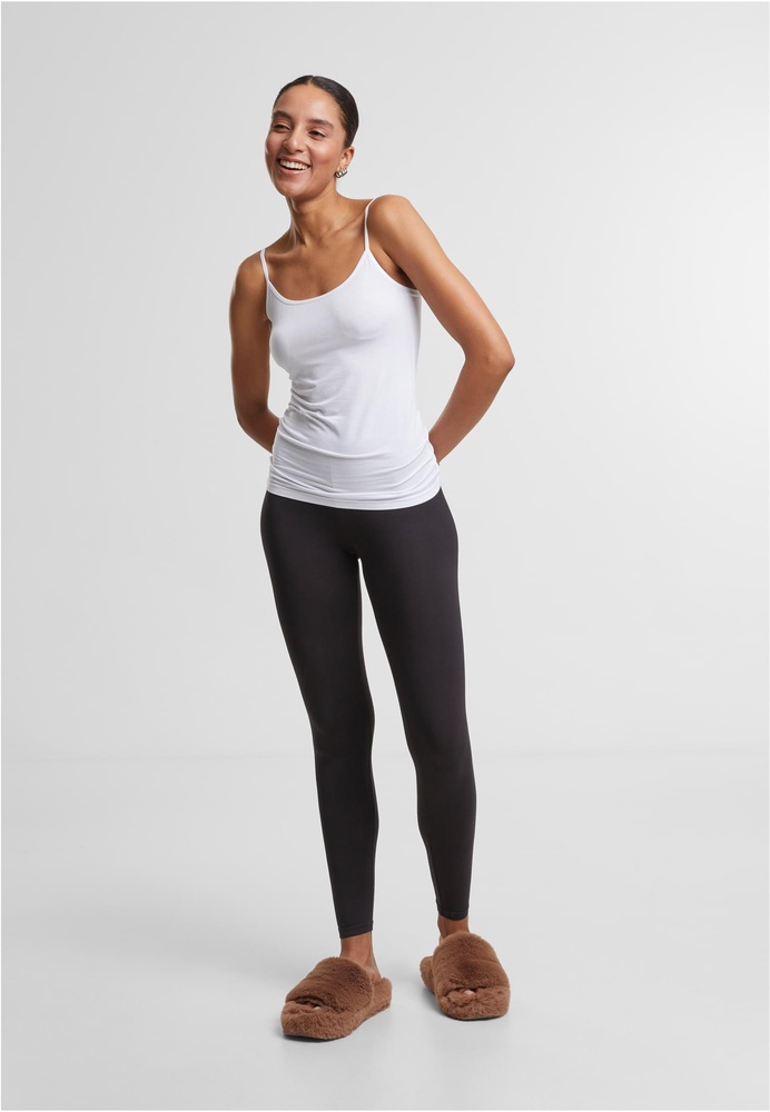 UrbanClassicsDamenLadiesNaturalFibreTankTop2-PackTB7675AWhite-L