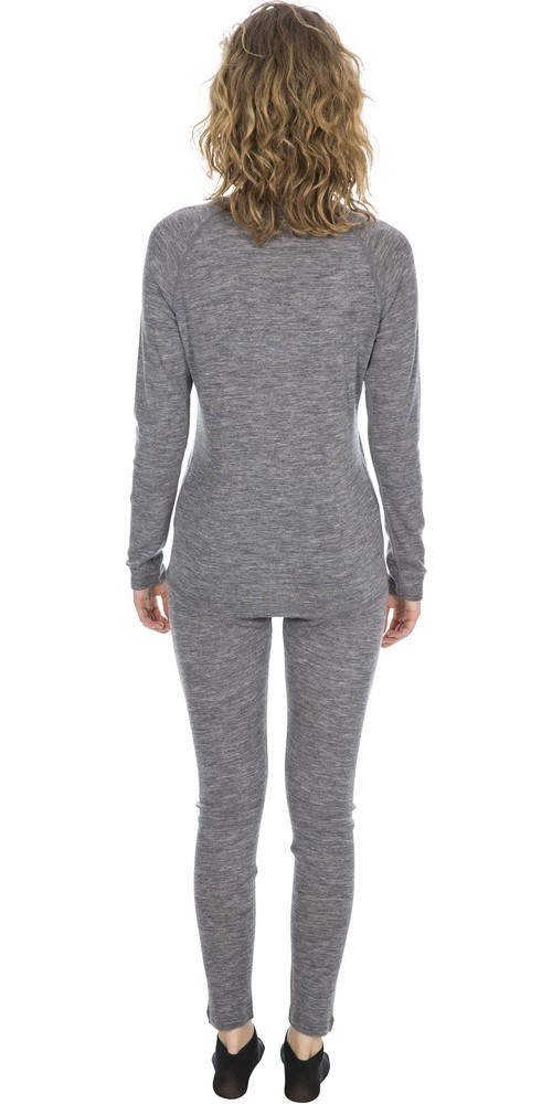 DLXDamenFunktionsunterwscheLibra-FemaleDlxMerinoBaseLayerTopDarkGreyMarl