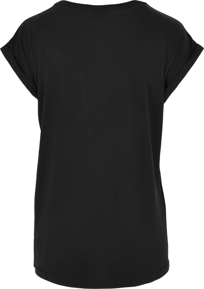 UrbanClassicsDamenT-ShirtLadiesModalExtendedShoulderTeeBlack-3XL