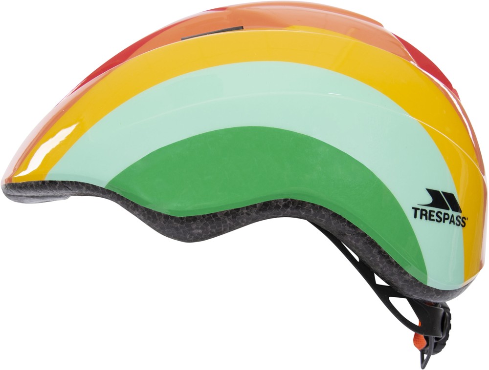TrespassKinderFahrradhelmDunt-KidsCycleHelmetRainbowStripe