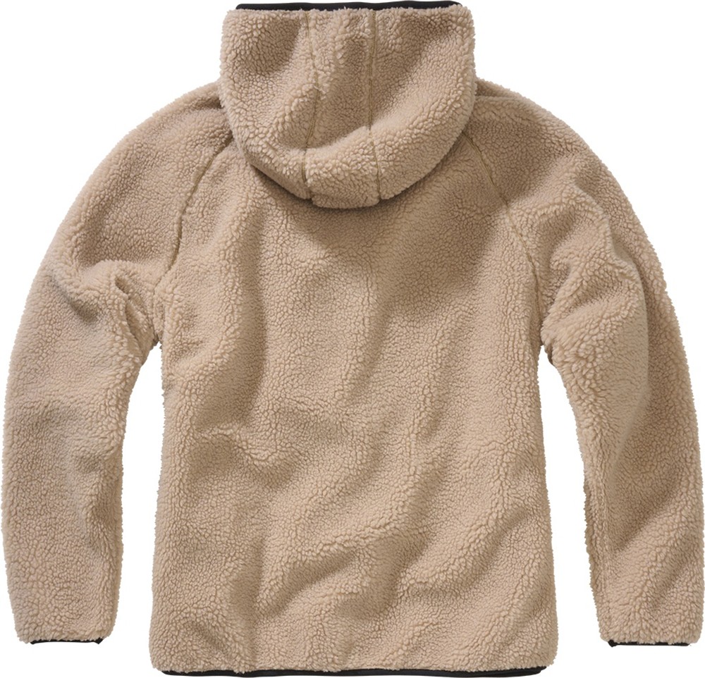 BranditWomenJackeLadiesTeddyfleecejackethoodCamel-XS