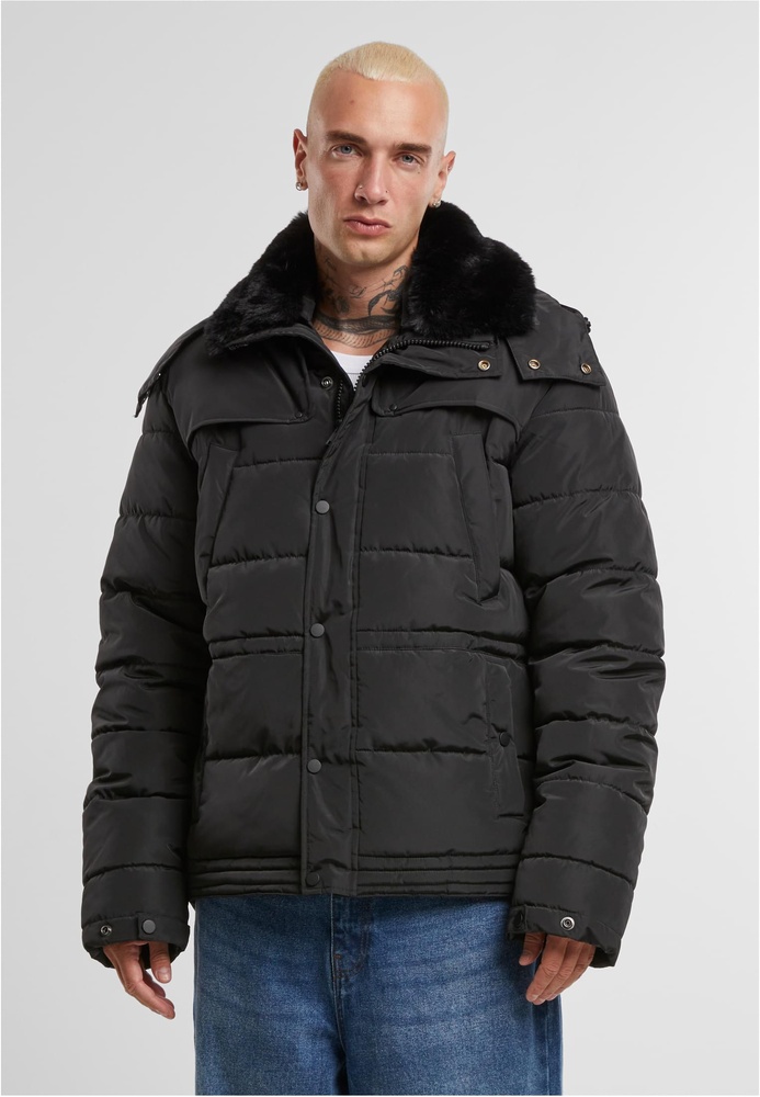 UrbanClassicsPufferJacketWithDetachableFurCollarTB7259