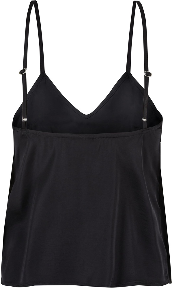 UrbanClassicsDamenLadiesViscoseSatinSlipTopTB6187Black-3XL