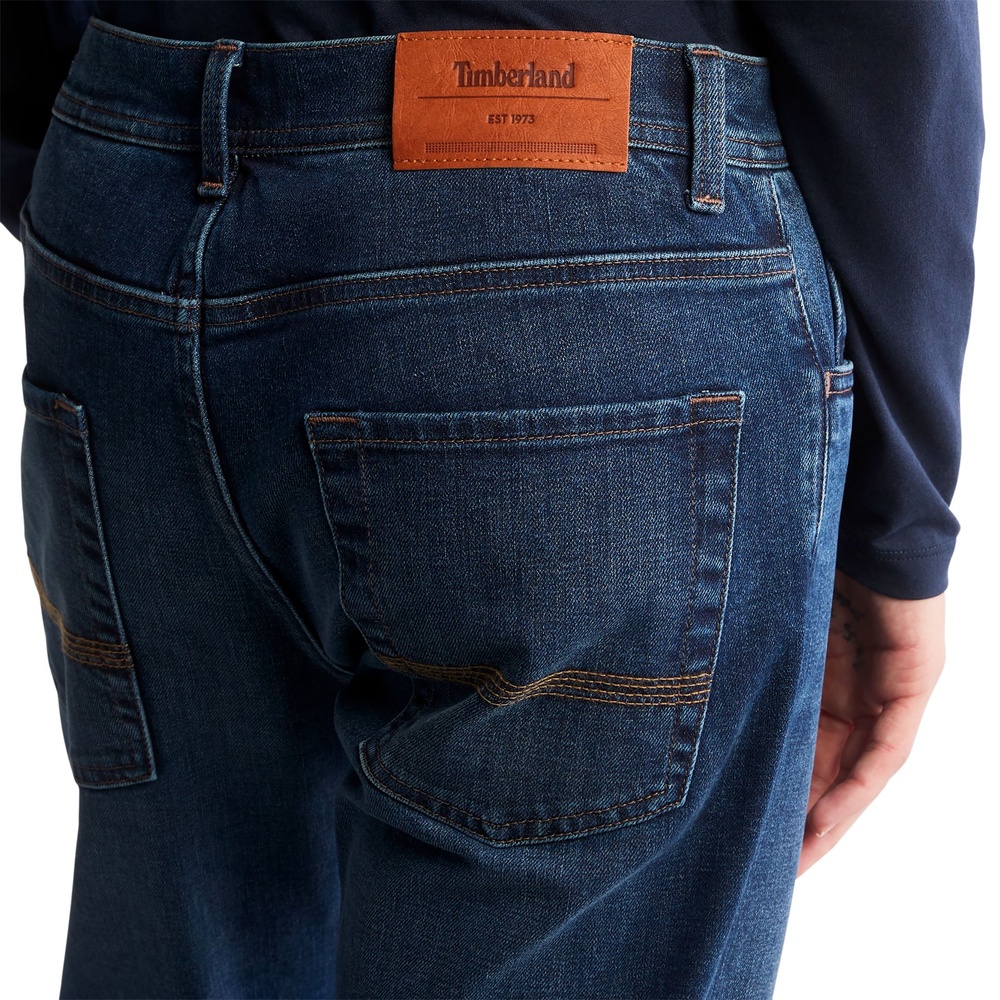 TimberlandJeanshoseStretchDenimPantSlim0A2BUHSlateBlue-W34-L32