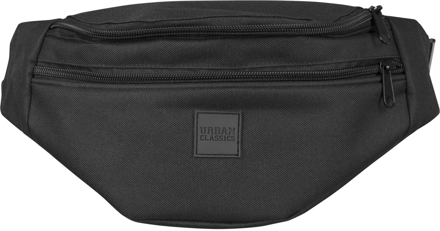 UrbanClassicsTascheDouble-ZipShoulderBagBlack