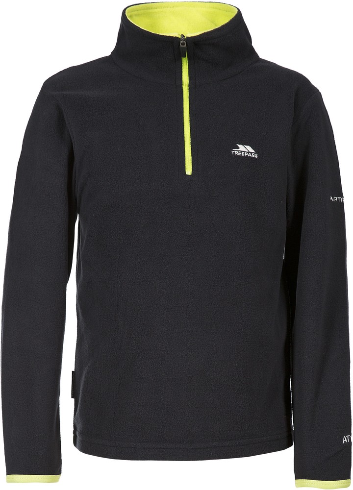 TrespassKinderFleecejackeFleecepulloverEtto-MaleMicrofleeceAt100Black-1112