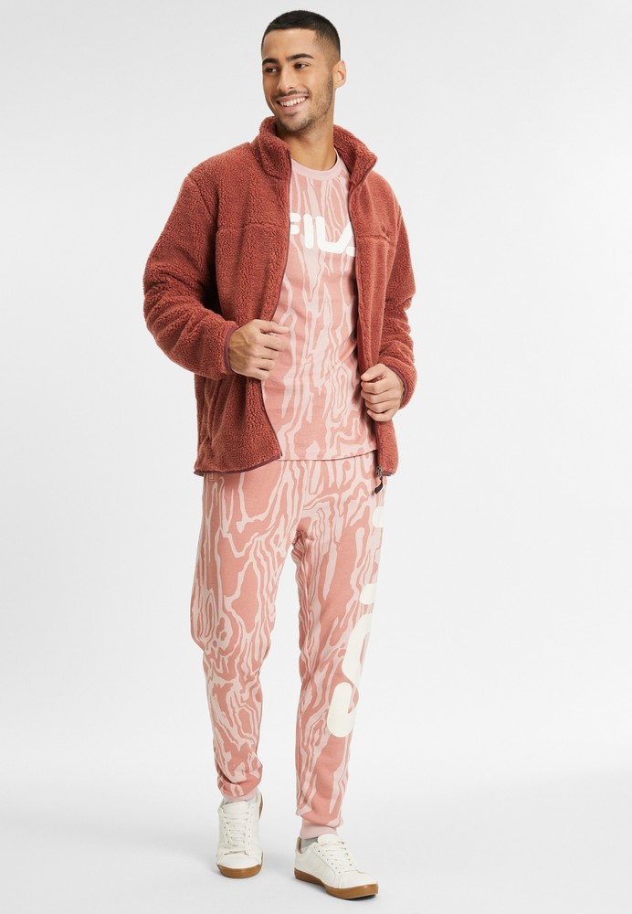 FilaLeichteJackeBraunlageSherpaFleeceJacketMarsala-2XL