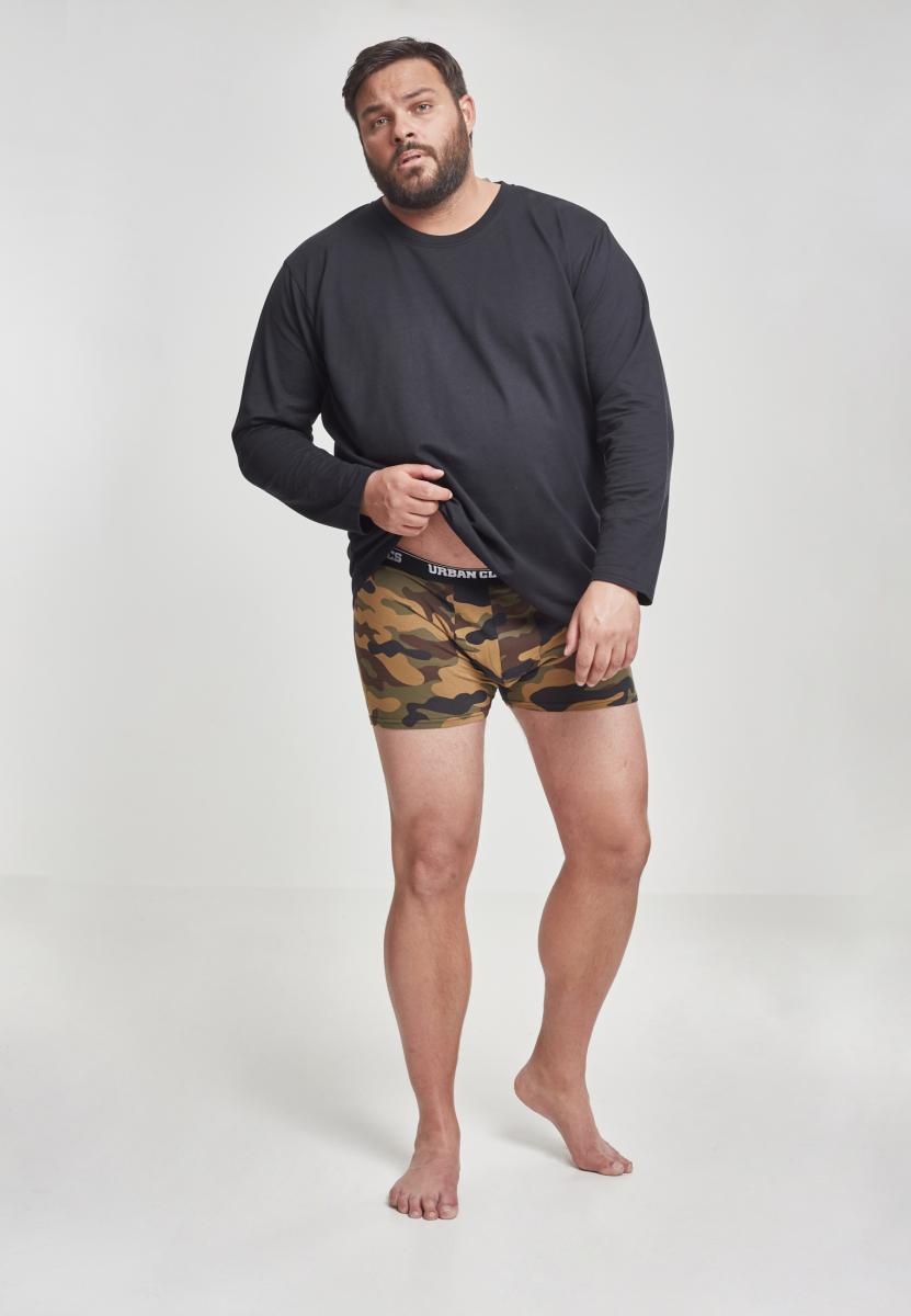 UrbanClassicsBoxershort2-PackCamoBoxerShortsWoodCamouflageDarkcamouflage-3XL