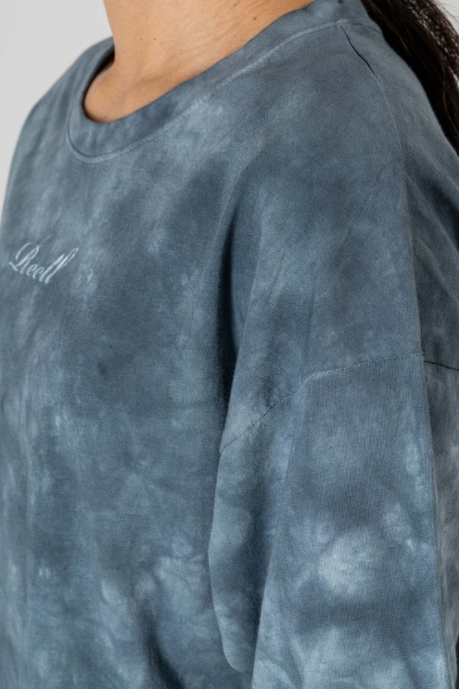 ReellDamenT-ShirtDressWomenYumi2301-012-15-120OilDyeBlackLightGrey-XS