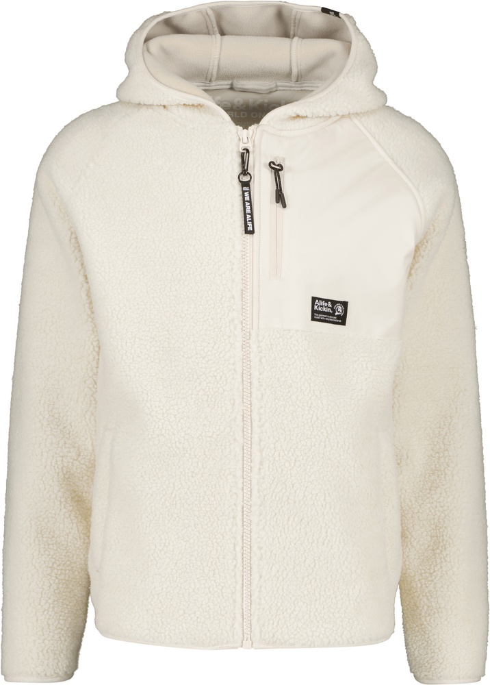 AlifeKickinSweatjackeHaraldAKGTeddyHoodedSweatJacket31039-9999Chalk-L