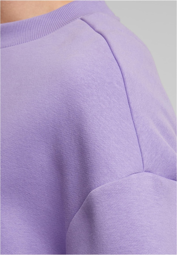 UrbanClassicsFluffyCrewneckTB6751Electriclilac-3XL