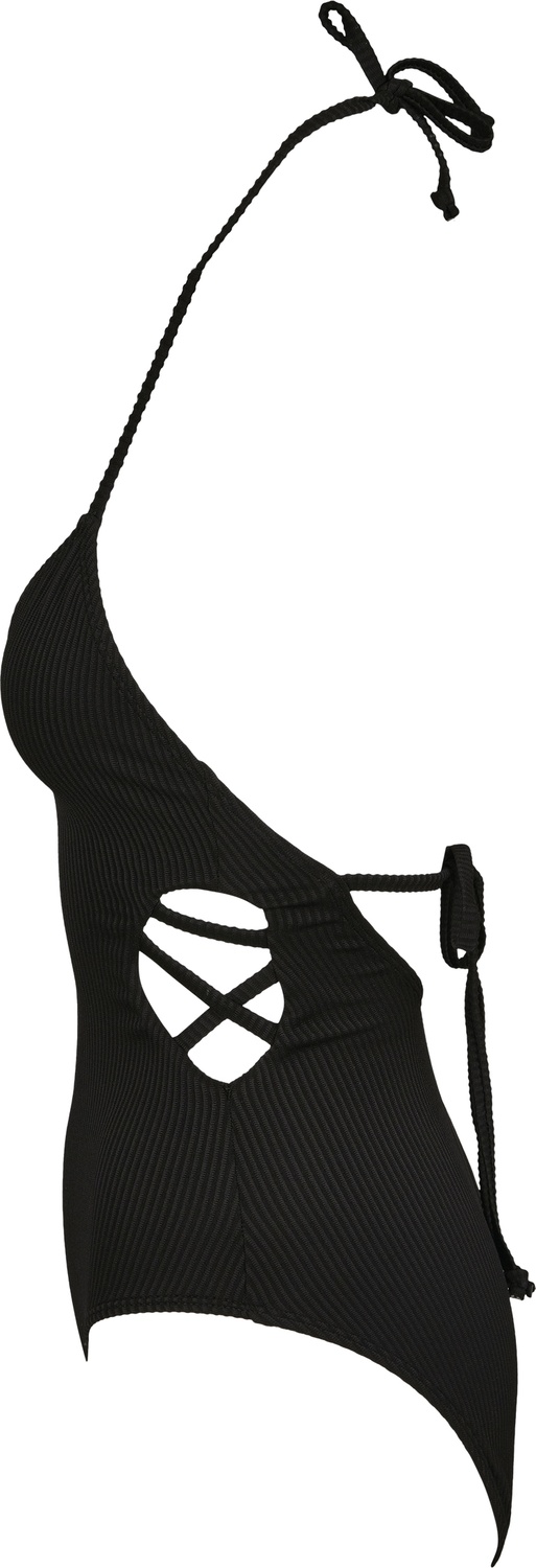 UrbanClassicsBadeanzugLadiesRibSwimsuitBlack