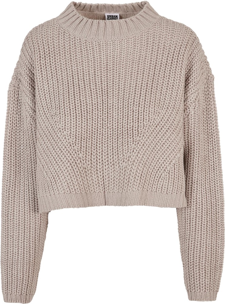 UrbanClassicsDamenSweatshirtLadiesWideOversizeSweaterWarmgrey-3XL