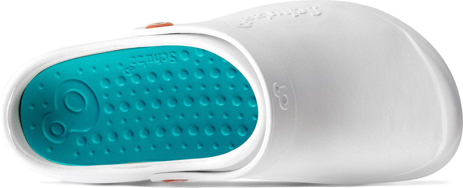SchuzzSchuzzDamenClogBerufsschuhePROTECFemmeuniBlancBleuptroleWei-36