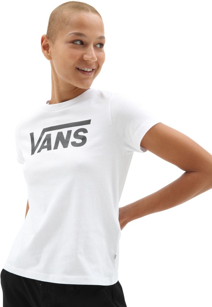 VansDamenShirtWmFlyingVCrewTeeWhite-L