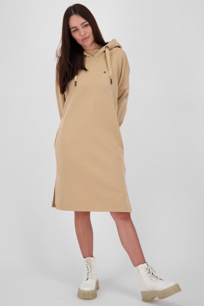 AlifeKickinDamenSweatkleidHelenaAKASweatdressSepia-2XL