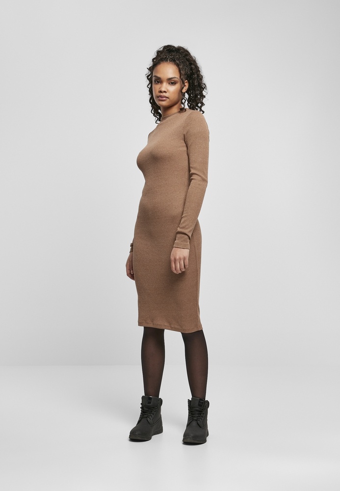 UrbanClassicsDamenKleidLadiesRibDressDarkkhaki-3XL