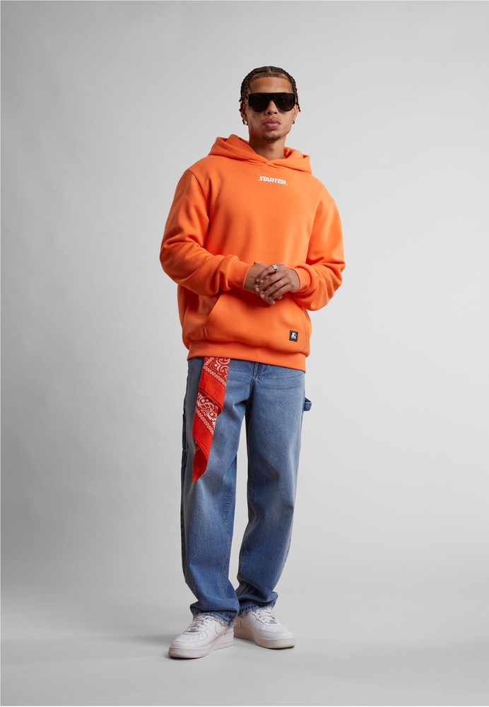 StarterBlackLabelSmallLogoEssentialHoodieST435Mandarin-L