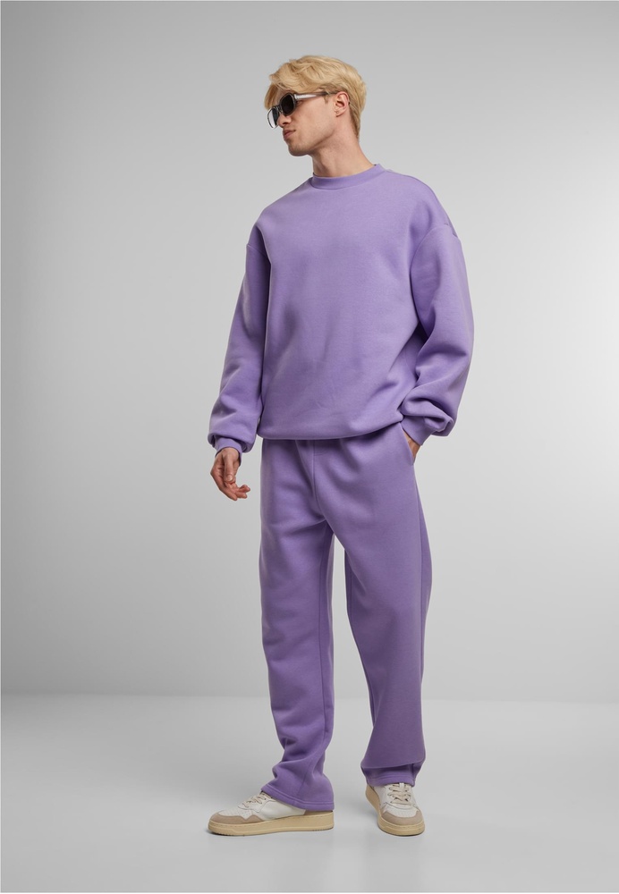 UrbanClassicsFluffyCrewneckTB6751Electriclilac-3XL