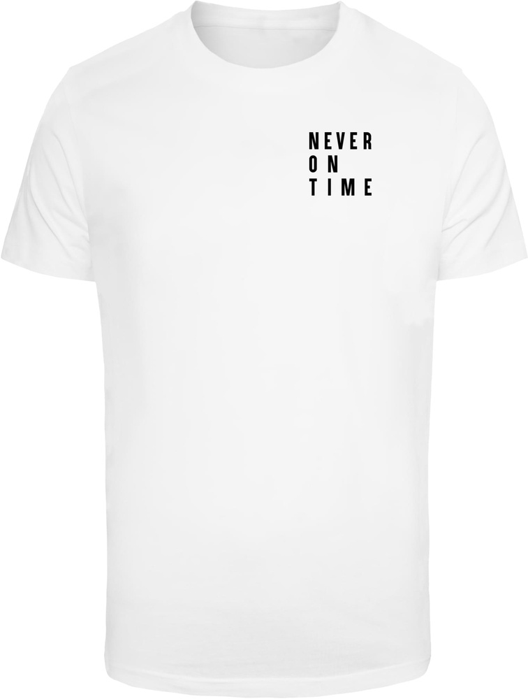 MisterTeeT-ShirtNeverOnTimeTeeMT1144White-3XL