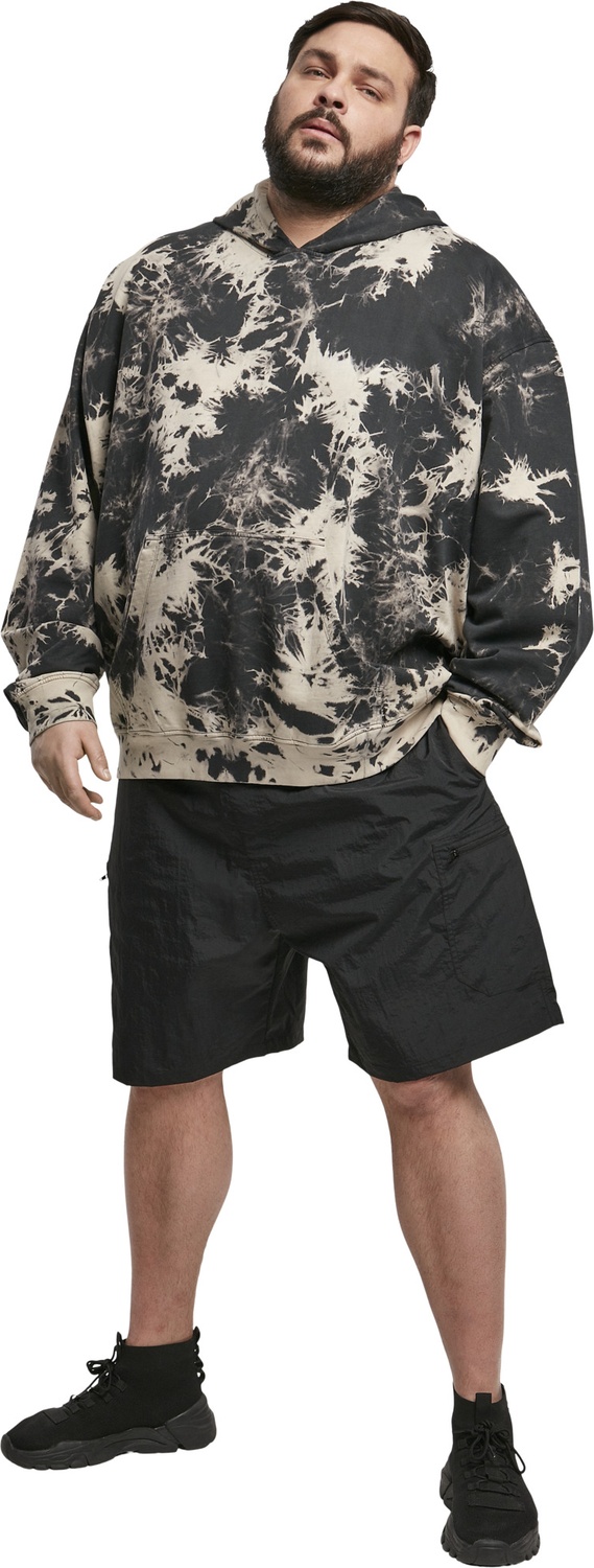 UrbanClassicsSweatshirtBleachedHoodyBlack