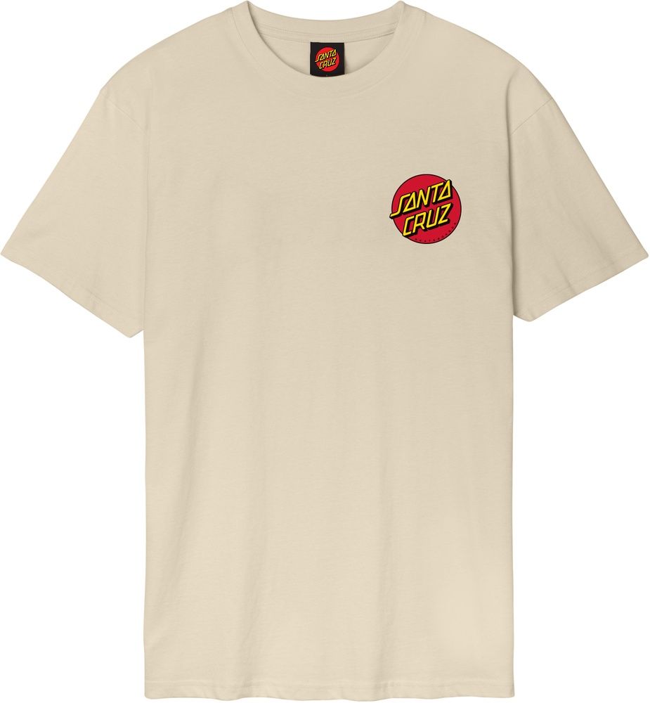 SantaCruzClassicDotChestT-ShirtSCM-T3009BlondWood-XS