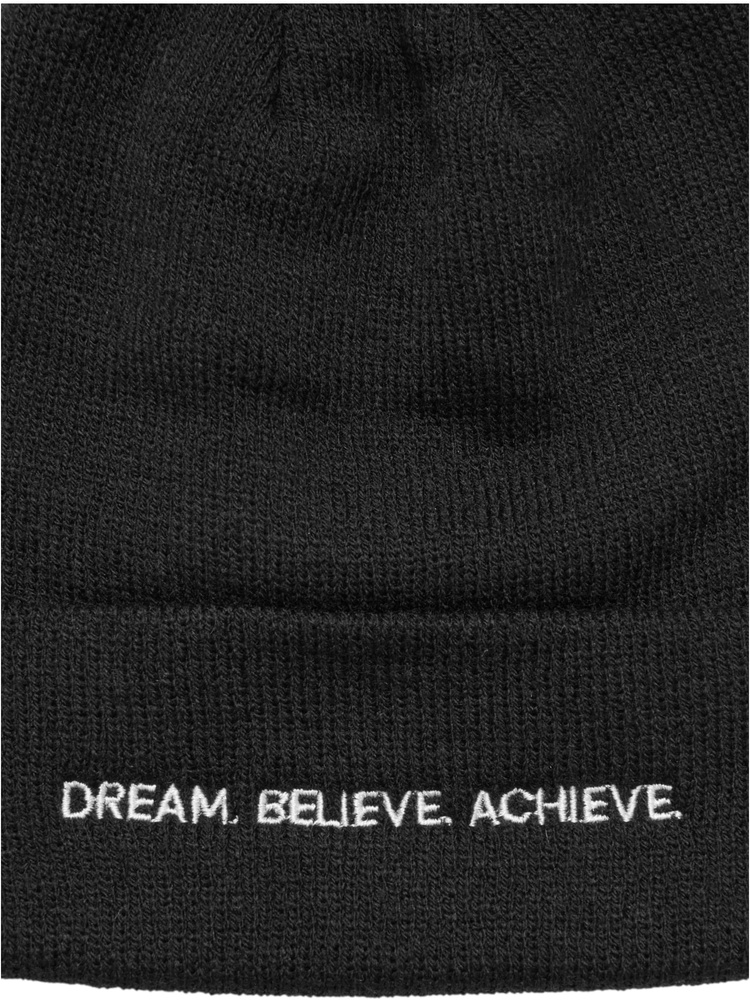 MisterTeeMtzeDreamBelieveAchieveHeavyKnitBeanieMT3841