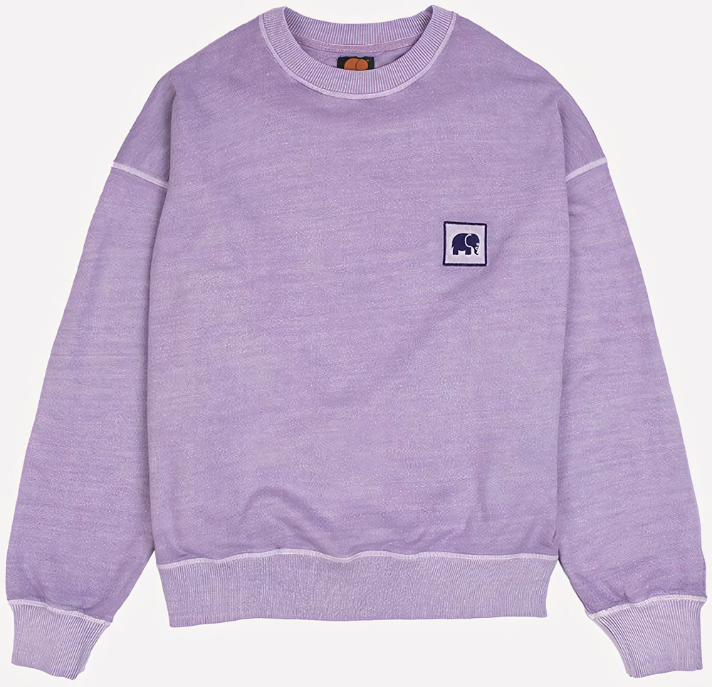 TrendsplantDamenSweaterWomensEspliegoPigmentDyedOversizedSweaterLavenderPurple-S