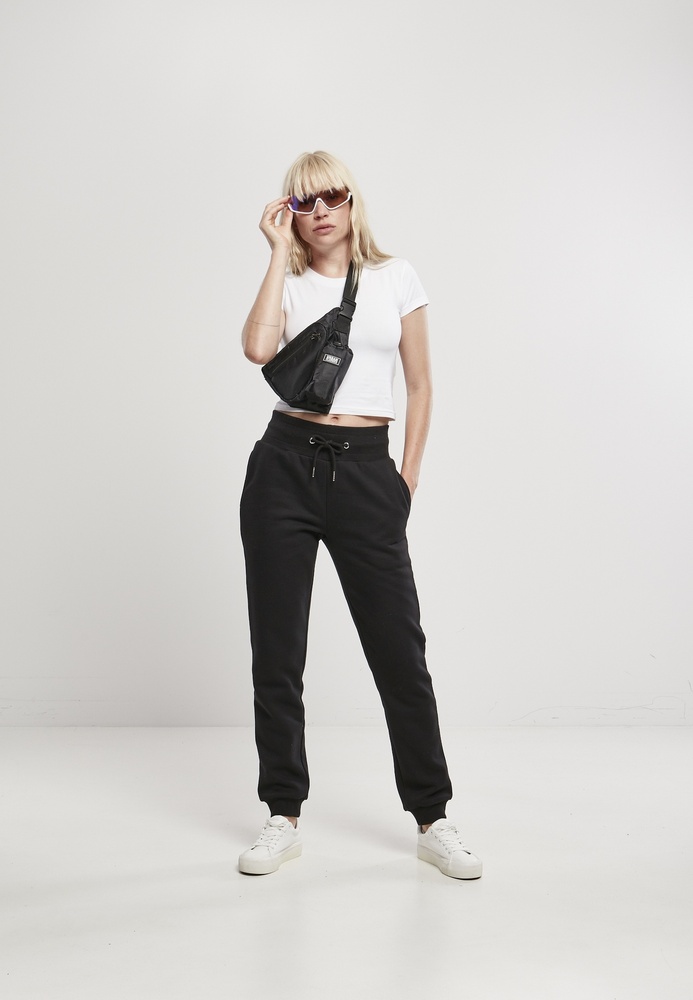 UrbanClassicsDamenTrainingshoseLadiesOrganicHighWaistSweatPantsBlack-3XL