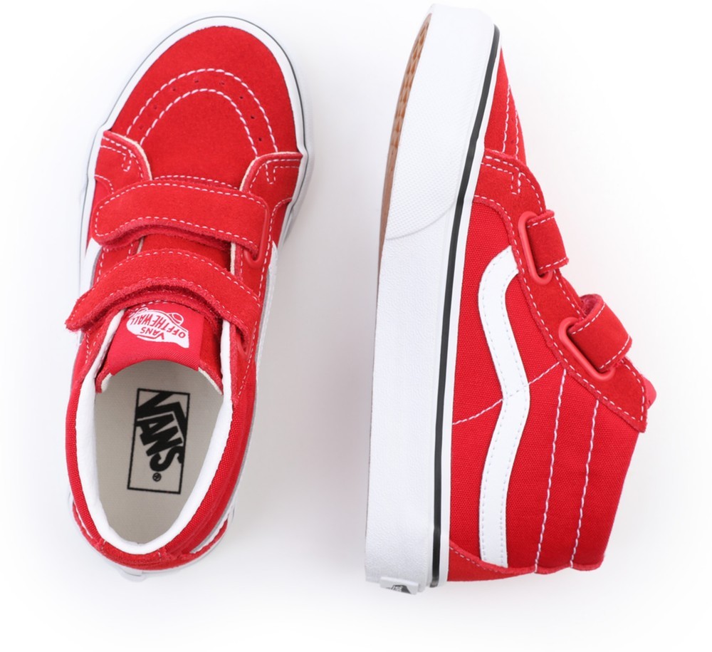 VansYouthUnisexKidsLifestyleClassicFTWSneakerUySk8-MidReissueVFormulaOneTrueWhite-325