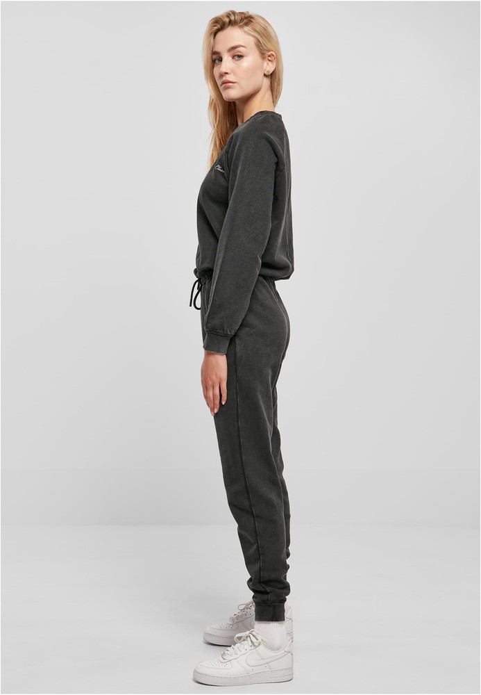 UrbanClassicsDamenLadiesSmallEmbroideryLongSleeveTerryJumpsuit