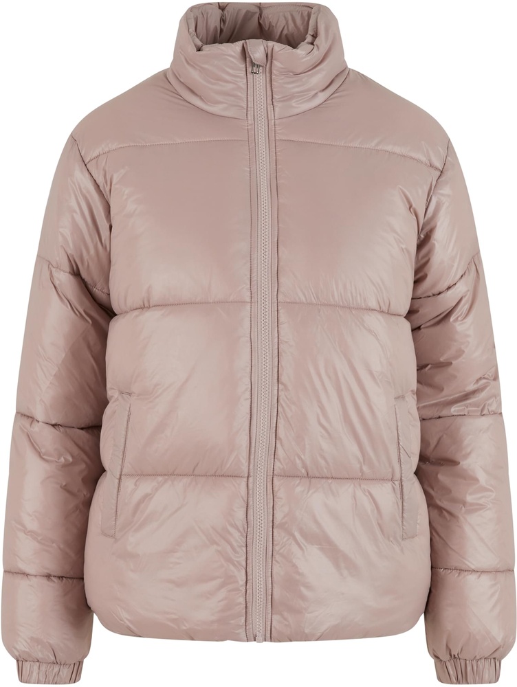 UrbanClassicsDamenSteppjackeLadiesRecycledShortShinyPufferJacketTB7003Duskrose-3XL