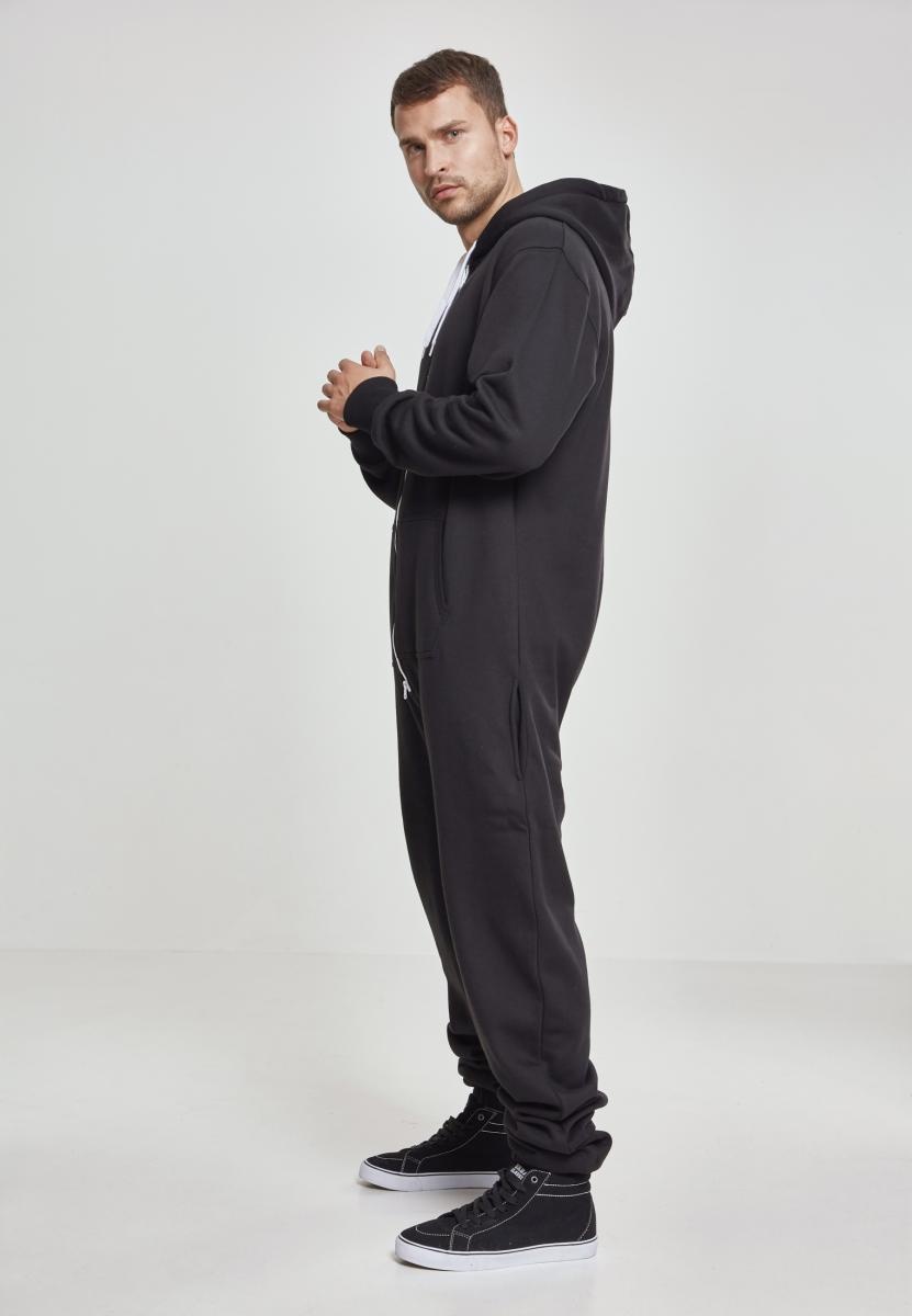UrbanClassicsJumpsuitSweatJumpsuitBlackWhite