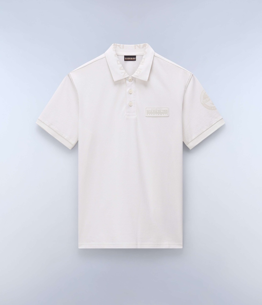NapapijriPoloShirtE-Amundsen1NP0A4IN9WhiteHeron-XS