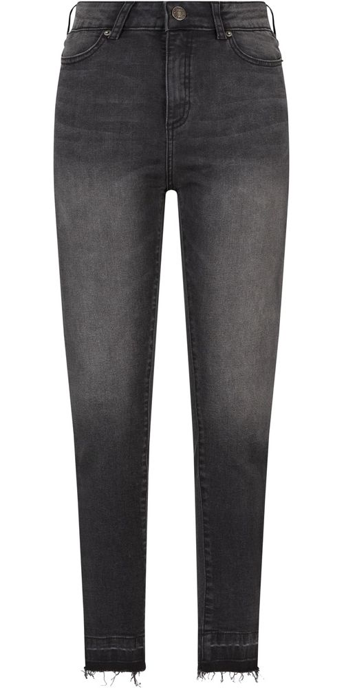 UrbanClassicsDamenLadiesSkinnyHighWaistOpenHemJeansTB6865
