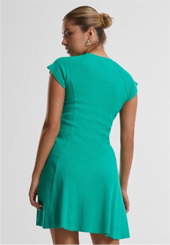 UrbanClassicsDamenKleidLadiesSkaterRibDressTB6201Ferngreen-3XL